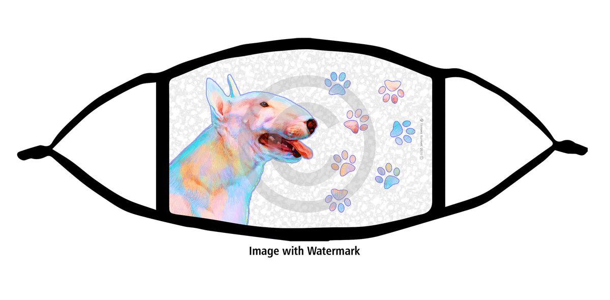 Bull Terrier, White Face Mask
