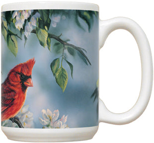 Cardinal Springtime Jewel - Fiddler's Elbow Mug