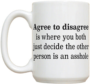 Agree To Disagree - Fiddler's Elbow Mug