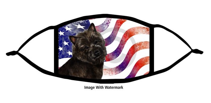 Cairn Terrier (Black) Face Mask