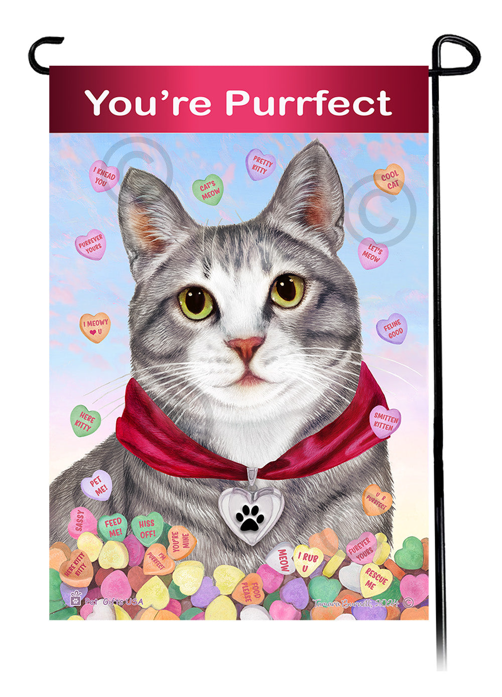 Valentine Sweetheart Garden Flags