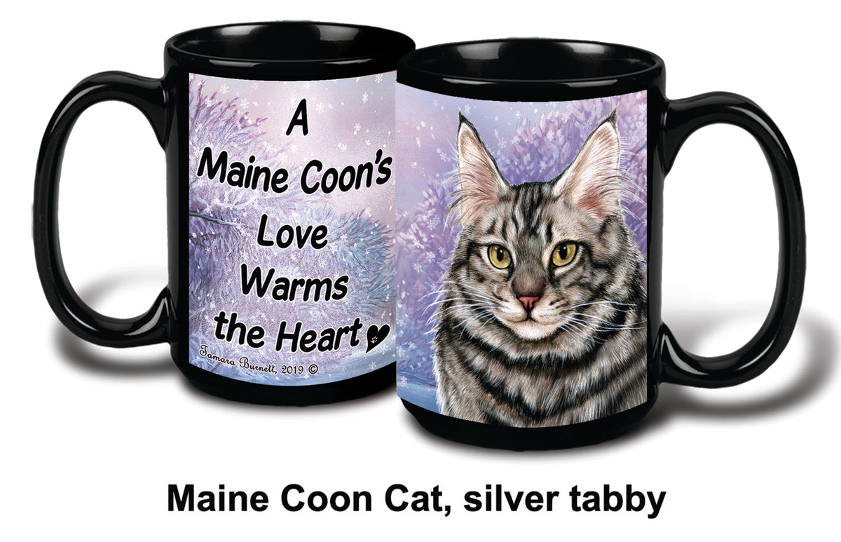 Dalmatian Liver/White Winter Mug 15 oz