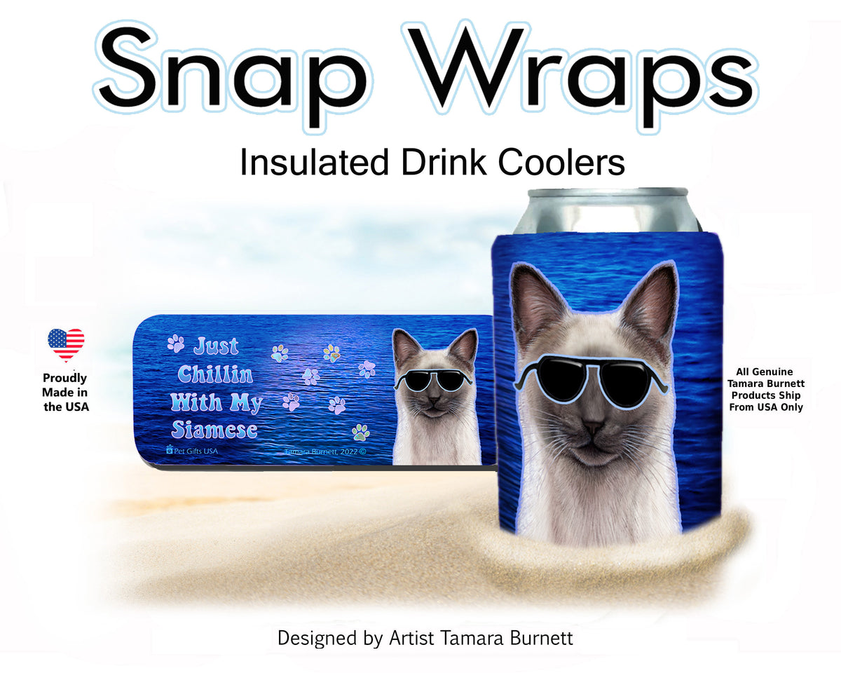 Siamese Cat Blue Point Snap Wrap Cozy