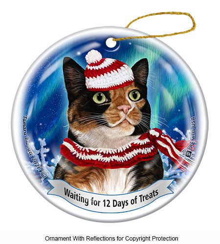Tortoiseshell Cleo 12 Days of Treats Ornament