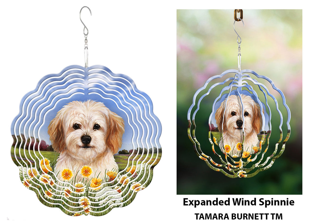 Cavachon Cream Wind Spinner