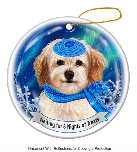 Cavachon Hanukkah Ornament