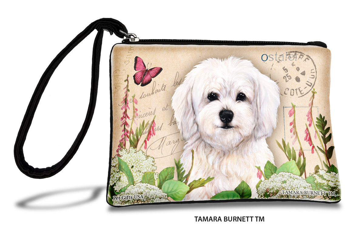 Cavachon White Zippees Pet Pouch