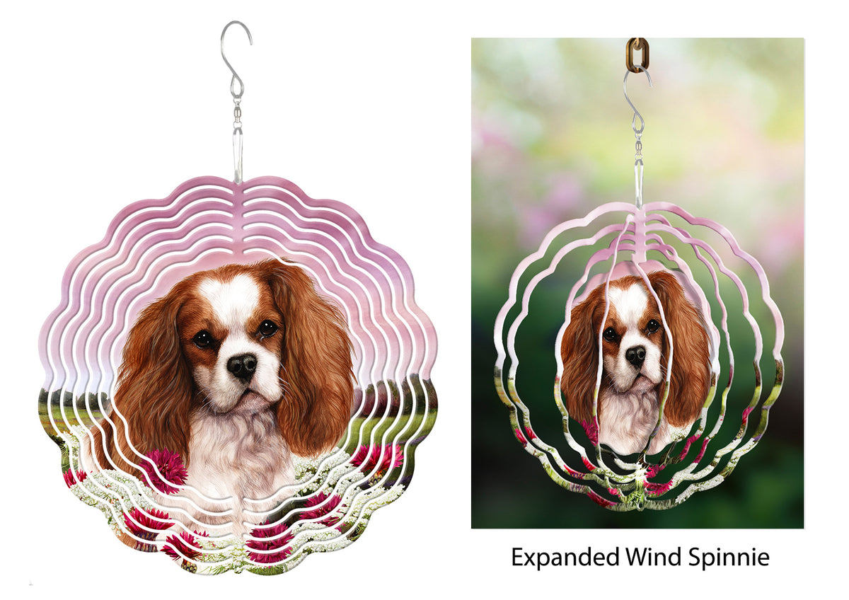 Cavalier King Charles Blenheim Wind Spinner