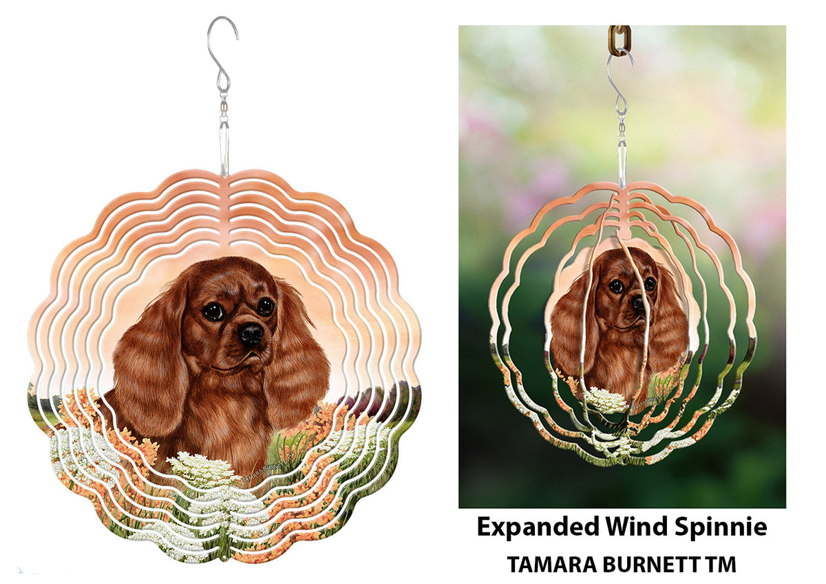 Cavalier King Charles Ruby Wind Spinner