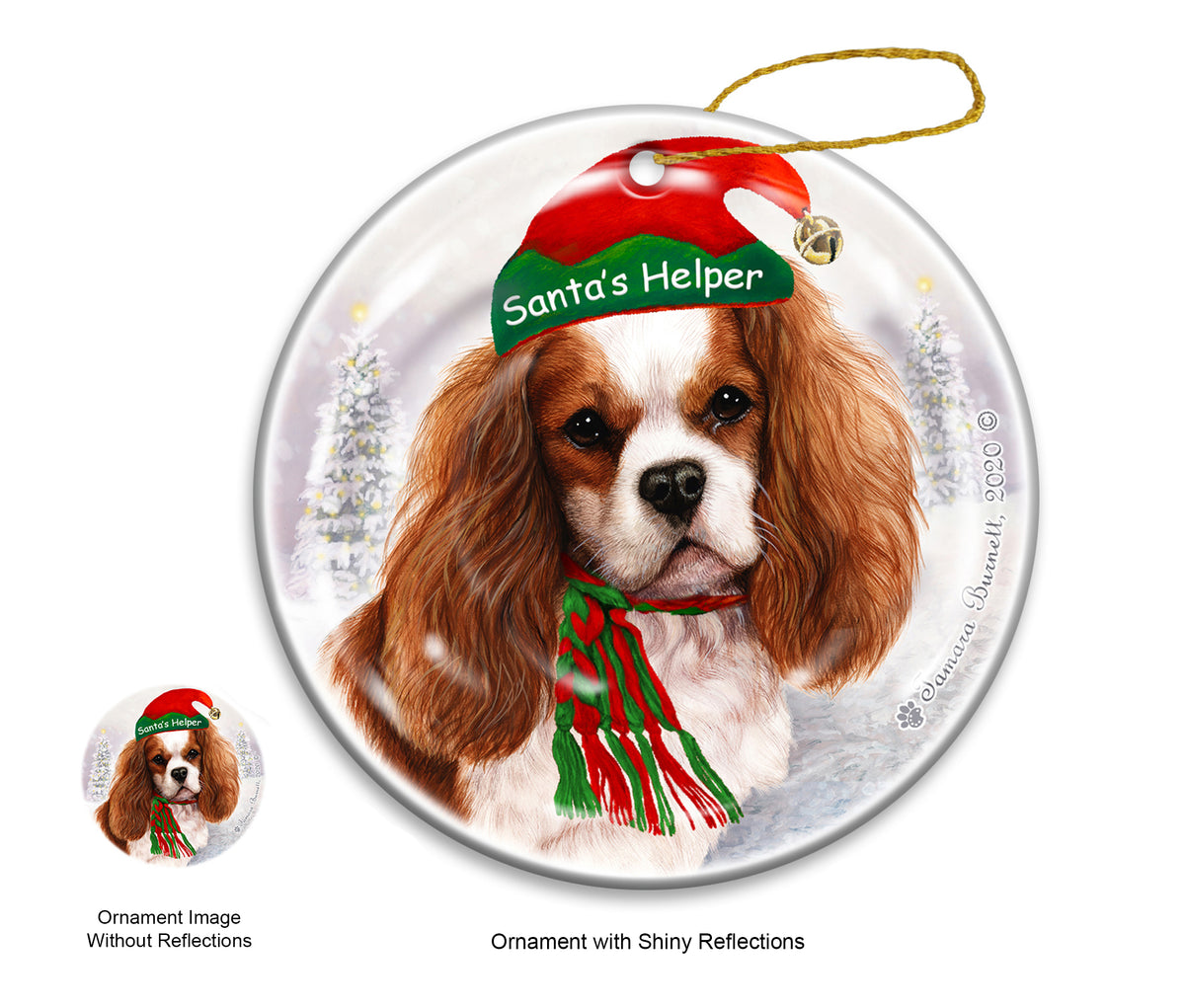 Cavalier King Charles Blenheim Ornament