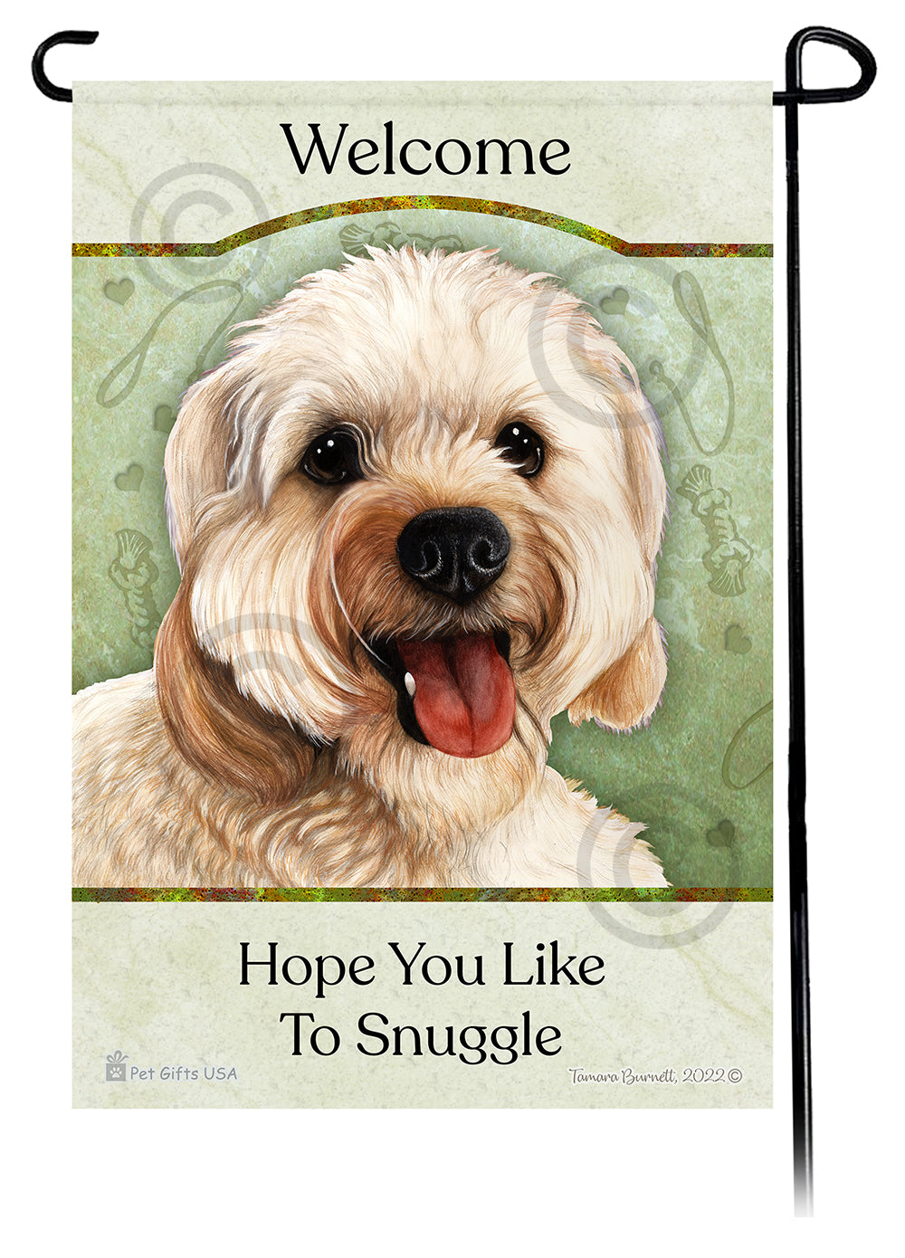 Cavapoo Hope You Like To Snuggle - Garden Flag