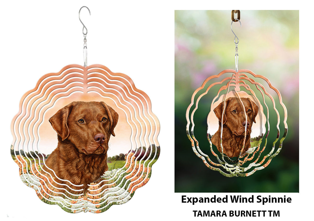 Chesapeake Bay Retriever Red Wind Spinner