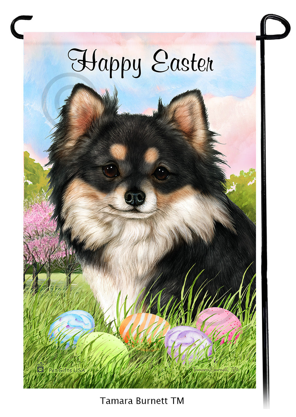Chihuahua Happy Easter - Garden Flag