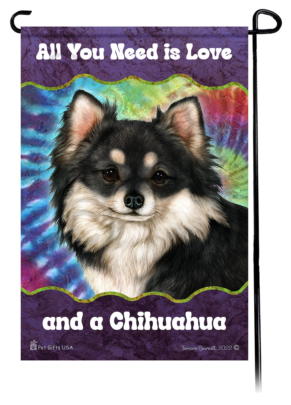 Chihuahua All You Need Is Love Garden Flag