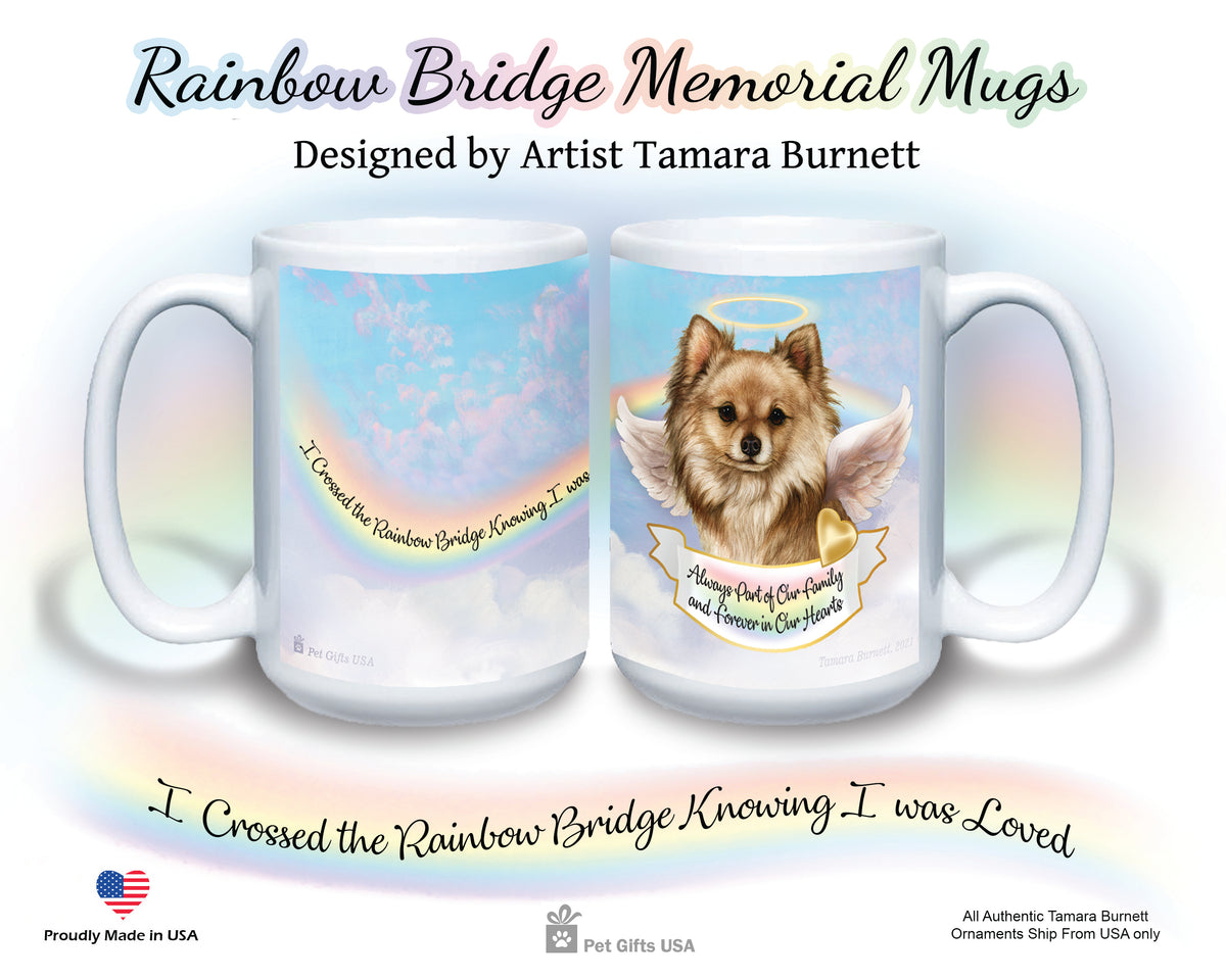 Long-Haired Chihuahua Fawn Memorial Mug 15 oz