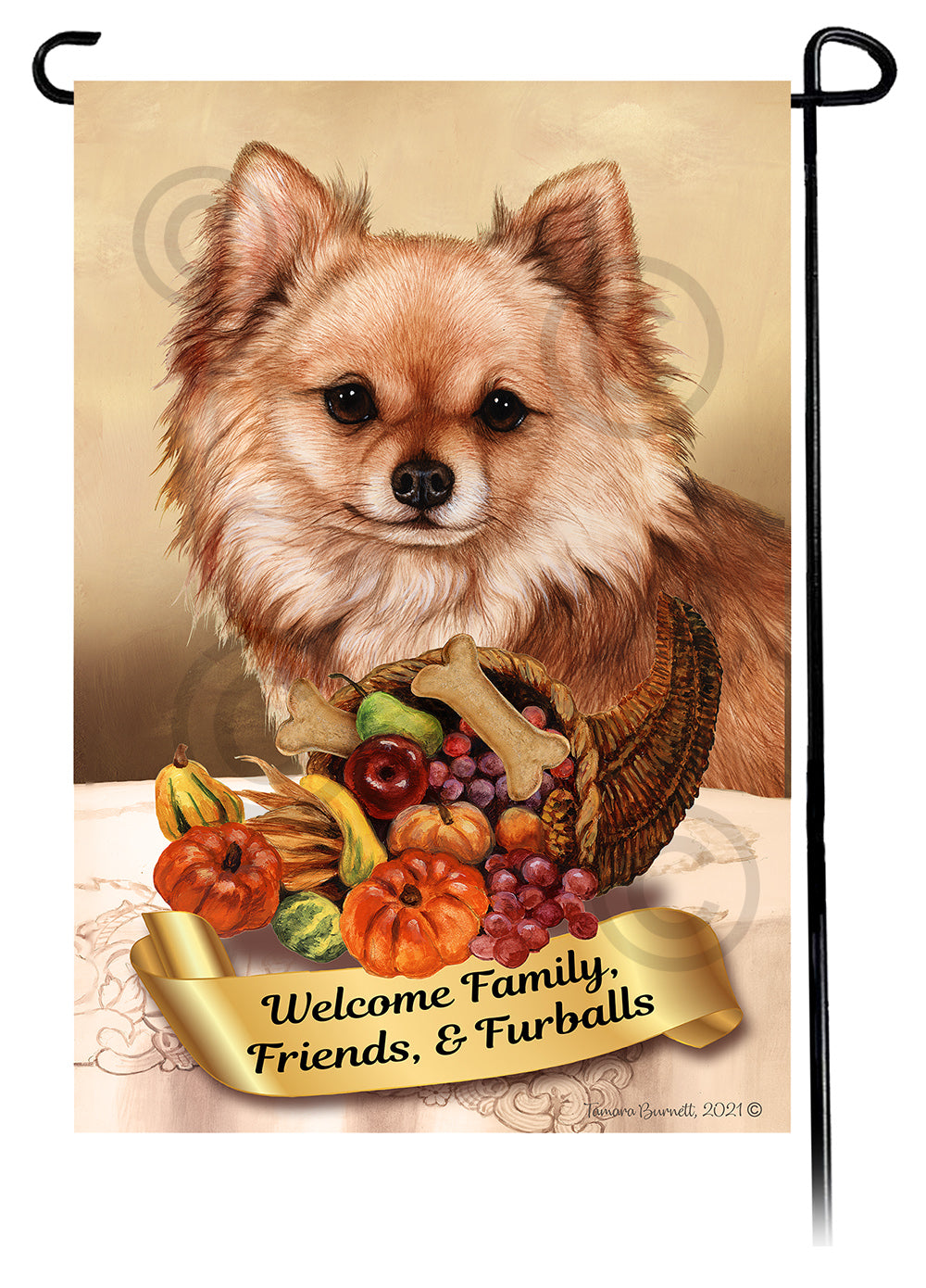 Chihuahua Thanksgiving - Garden Flag