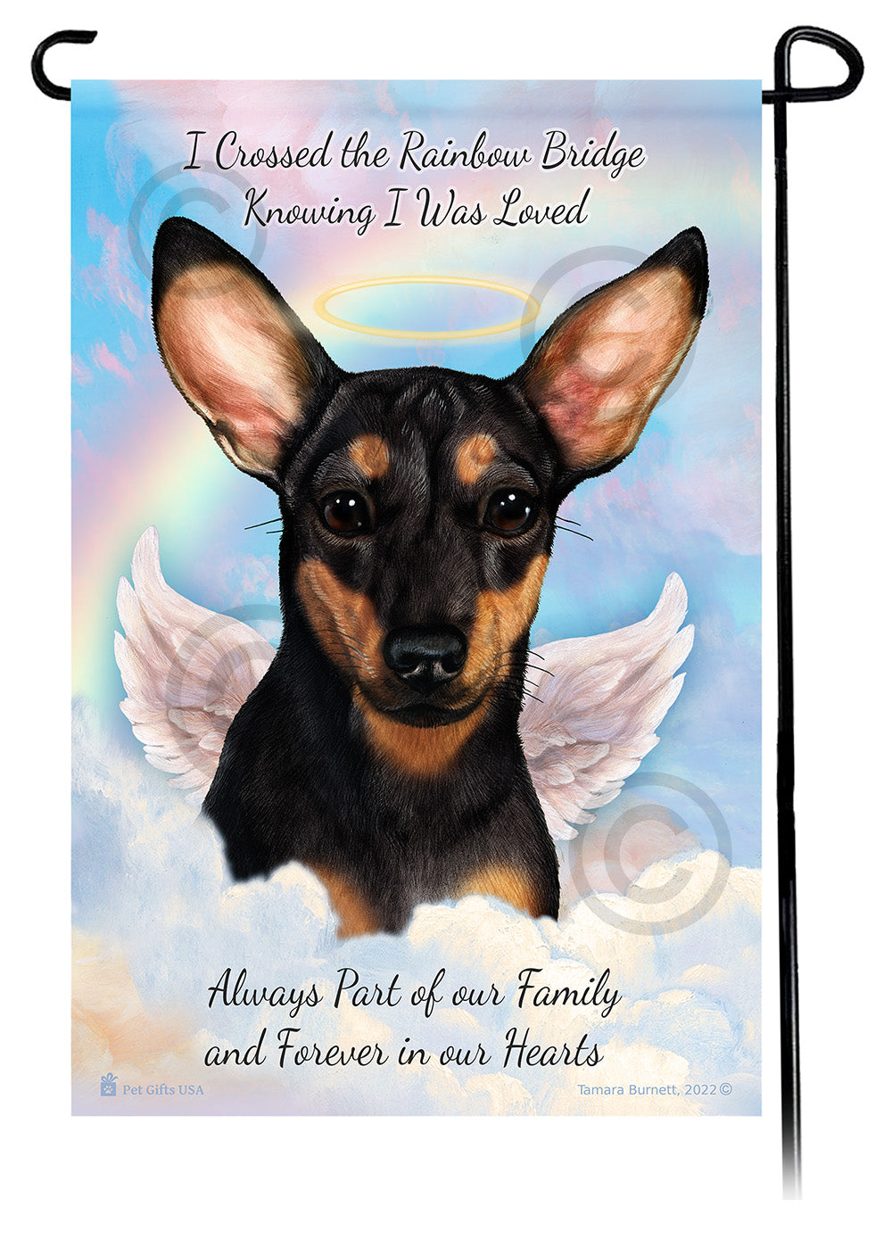 Chiweenie Memorial Garden Flags