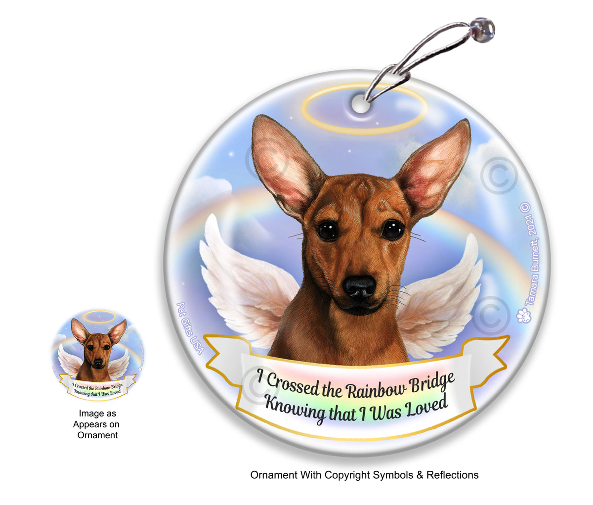 Chiweenie Red Ornament