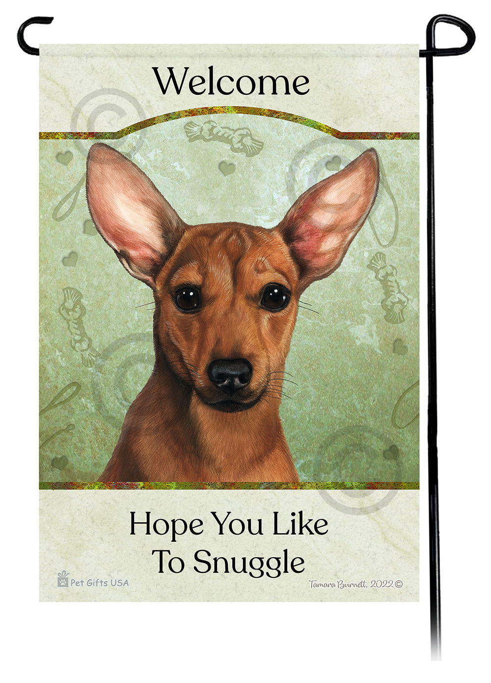 Chiweenie Hope You Like To Snuggle - Garden Flag