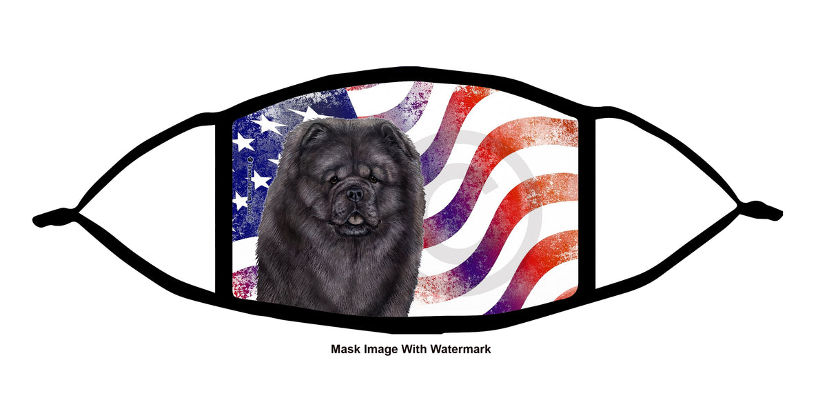 Chow Chow (Blue) Face Mask