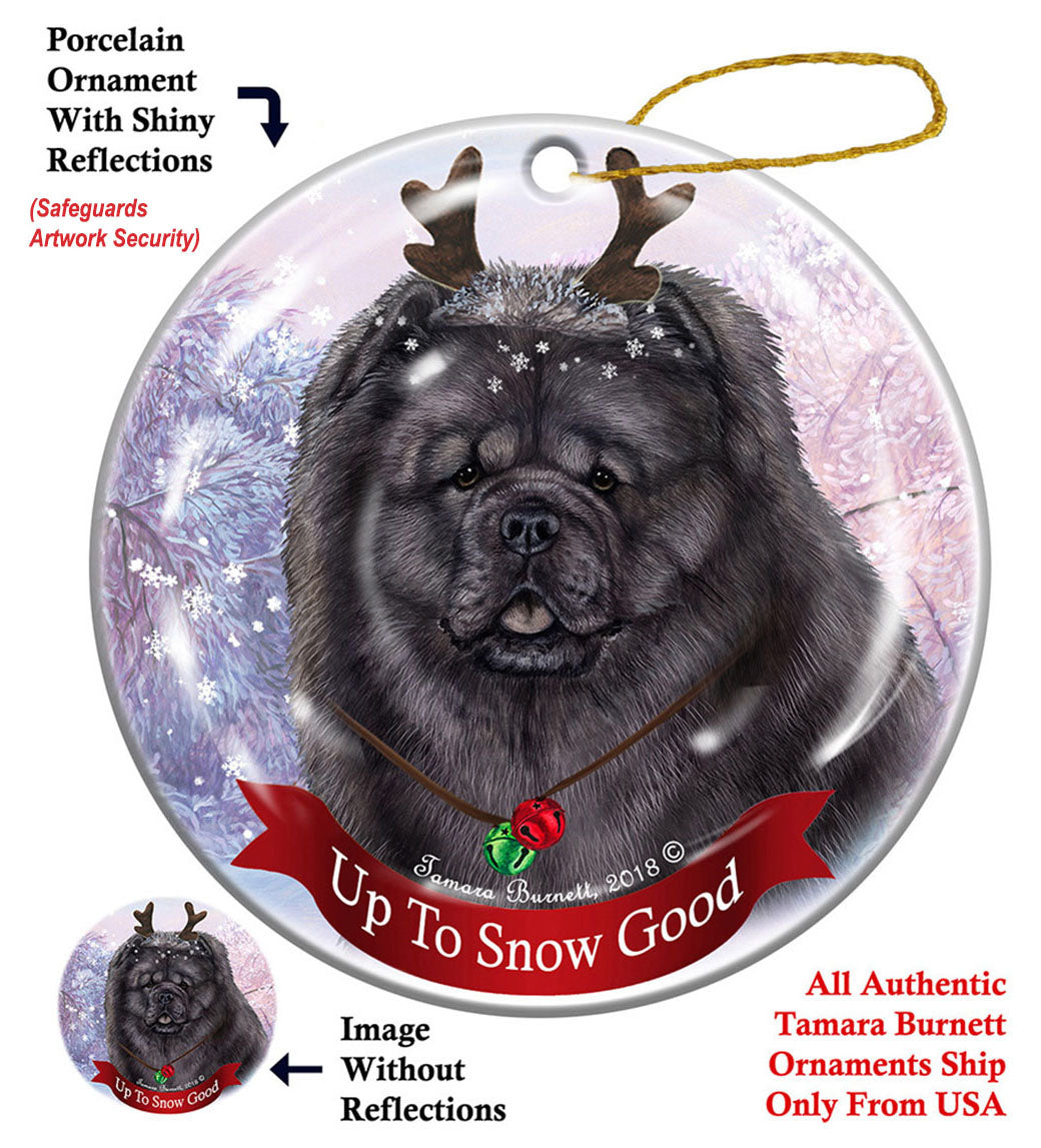 Chow Chow Blue Ornament
