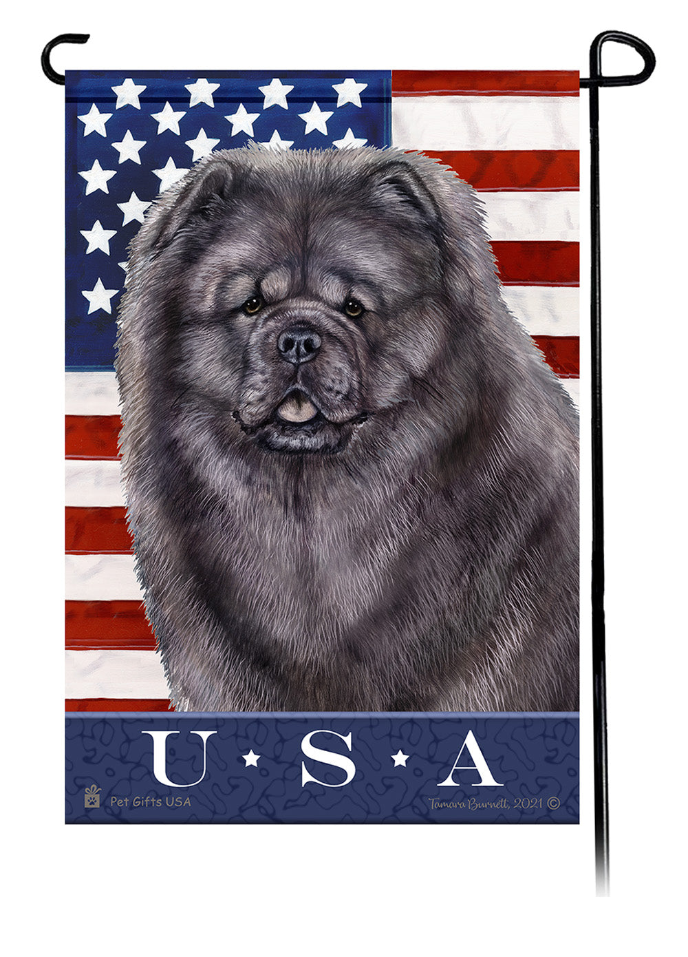 Chow Chow True Blue - Garden Flag