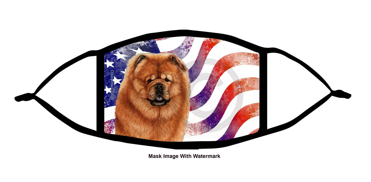 Chow Chow (Red) Face Mask