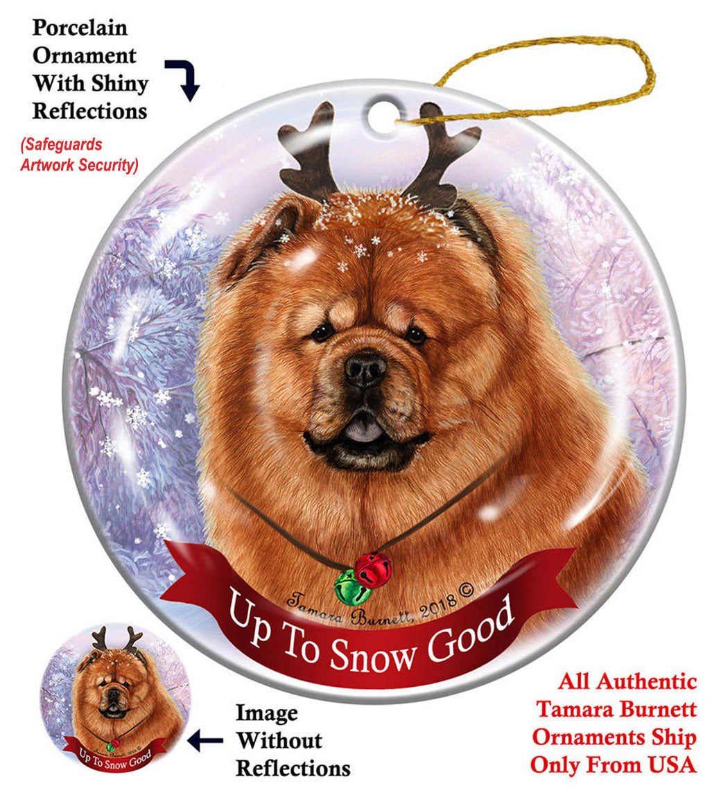 Chow Chow Red Ornament