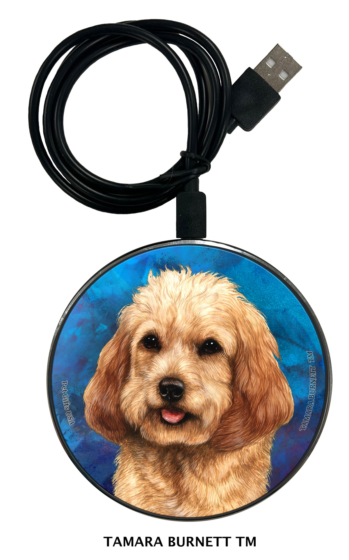 Cockapoo Buff Zoomies Wireless Charger