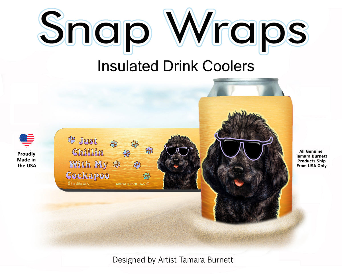 Cockapoo Black Snap Wrap Cozy