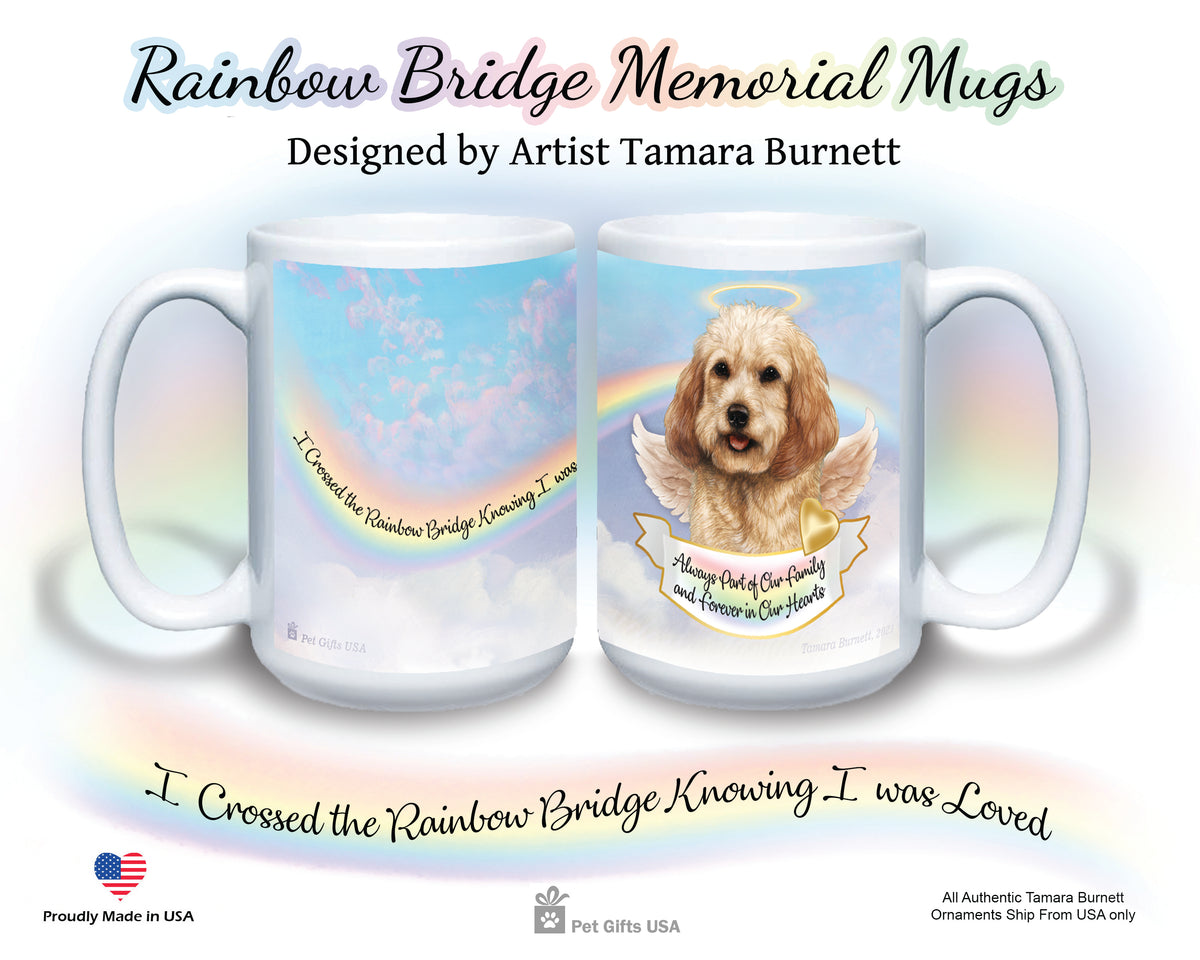 Cockapoo Buff Memorial Mug 15 oz