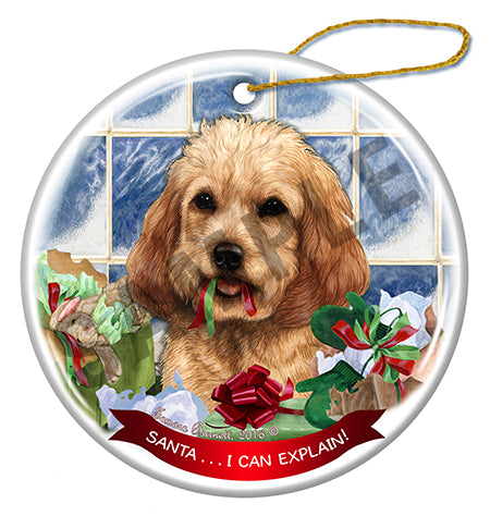 Cockapoo Buff Ornament
