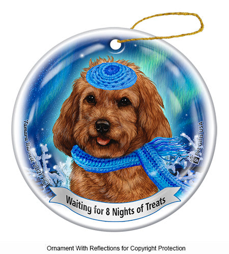 Cockapoo Red Ornament