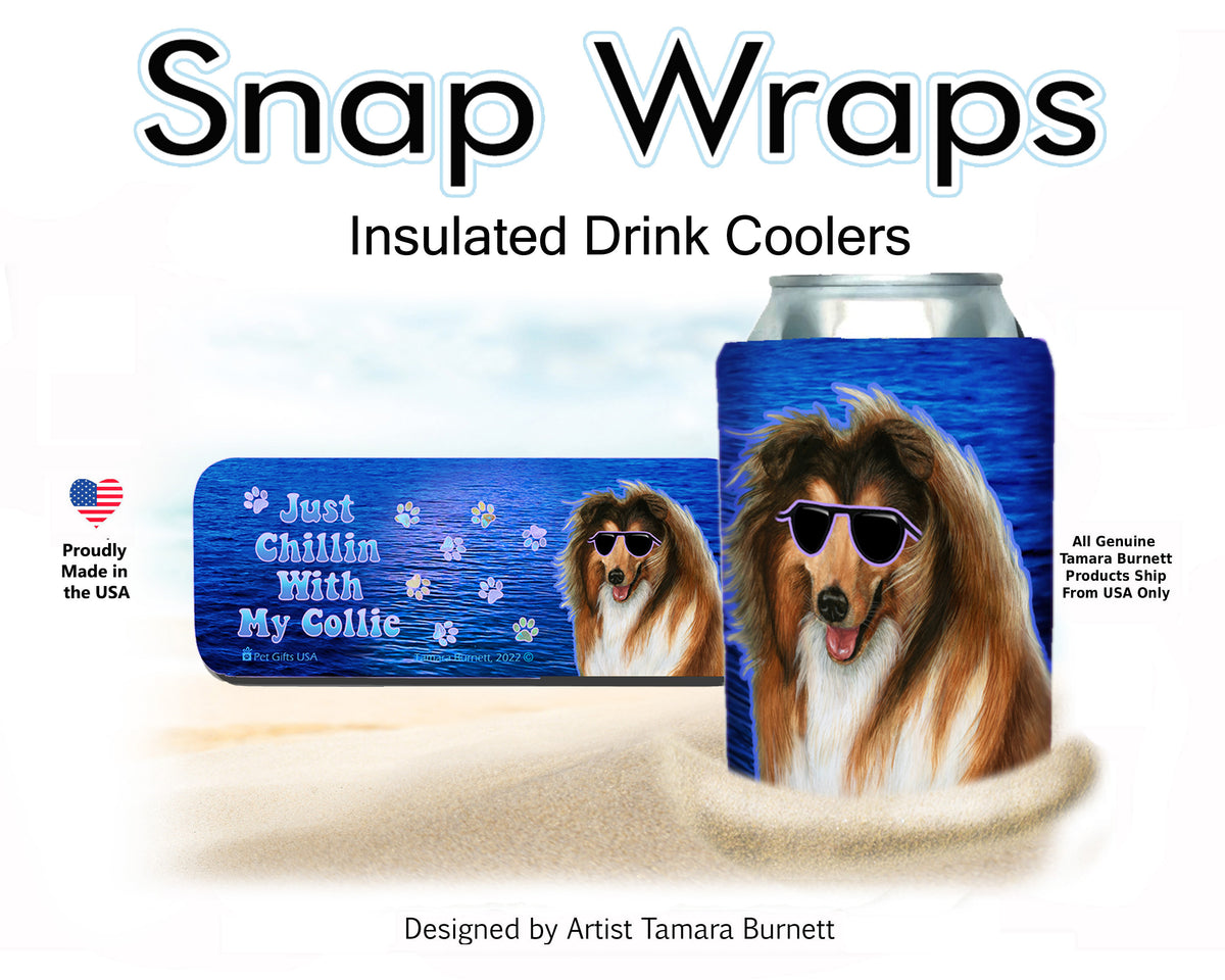 Collie Sable Snap Wrap Cozy