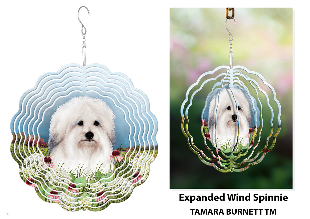 Coton de Tulear Wind Spinner