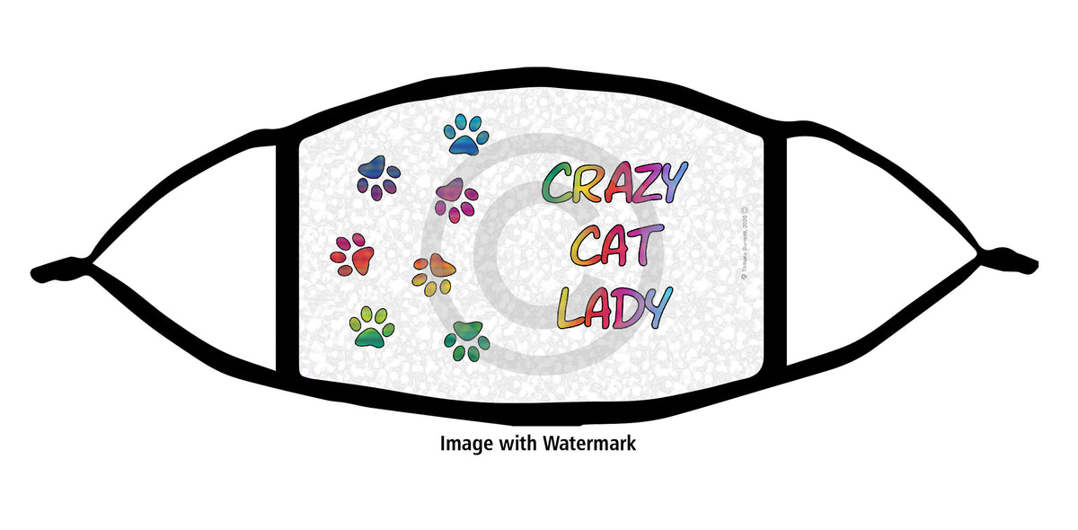 Crazy Cat Lady Face Mask