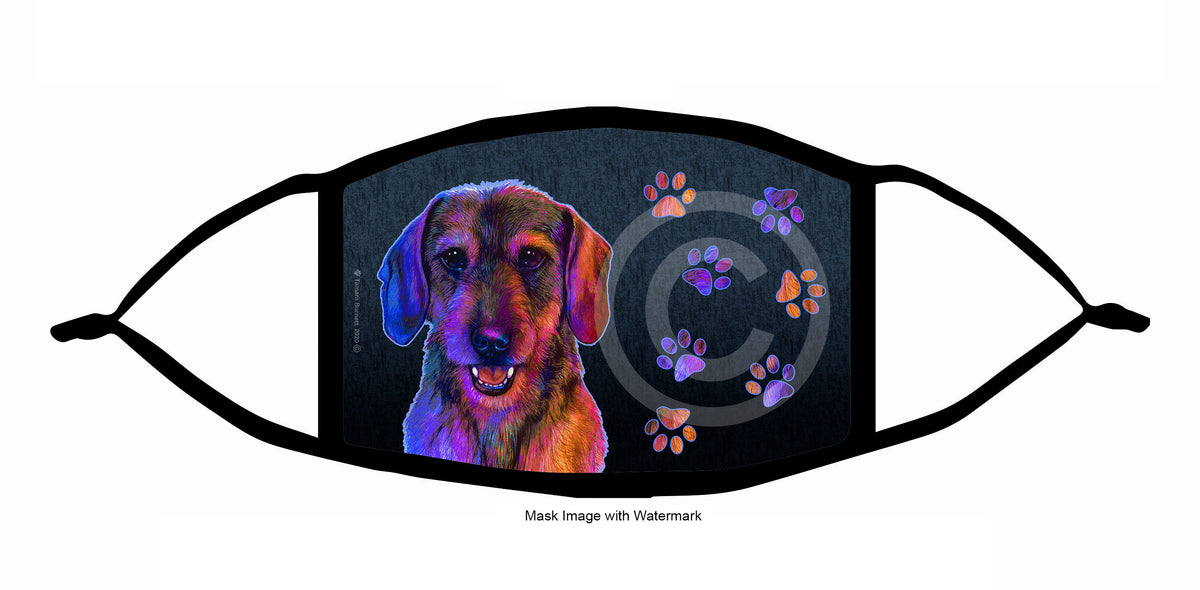 Dachshund (Wirehaired Wild Boar) Face Mask