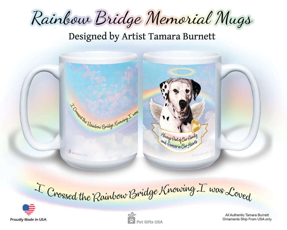 Dalmatian Black/White Memorial Mug 15 oz
