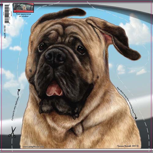 Mastiff Window Cling