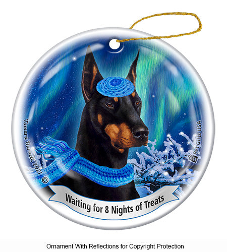 Doberman Hanukkah Ornament