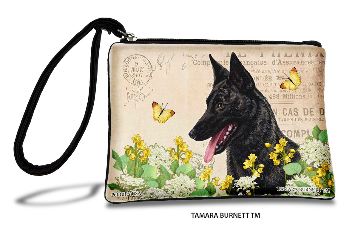 Dutch Shepherd Black Brindle Zippees Pet Pouch