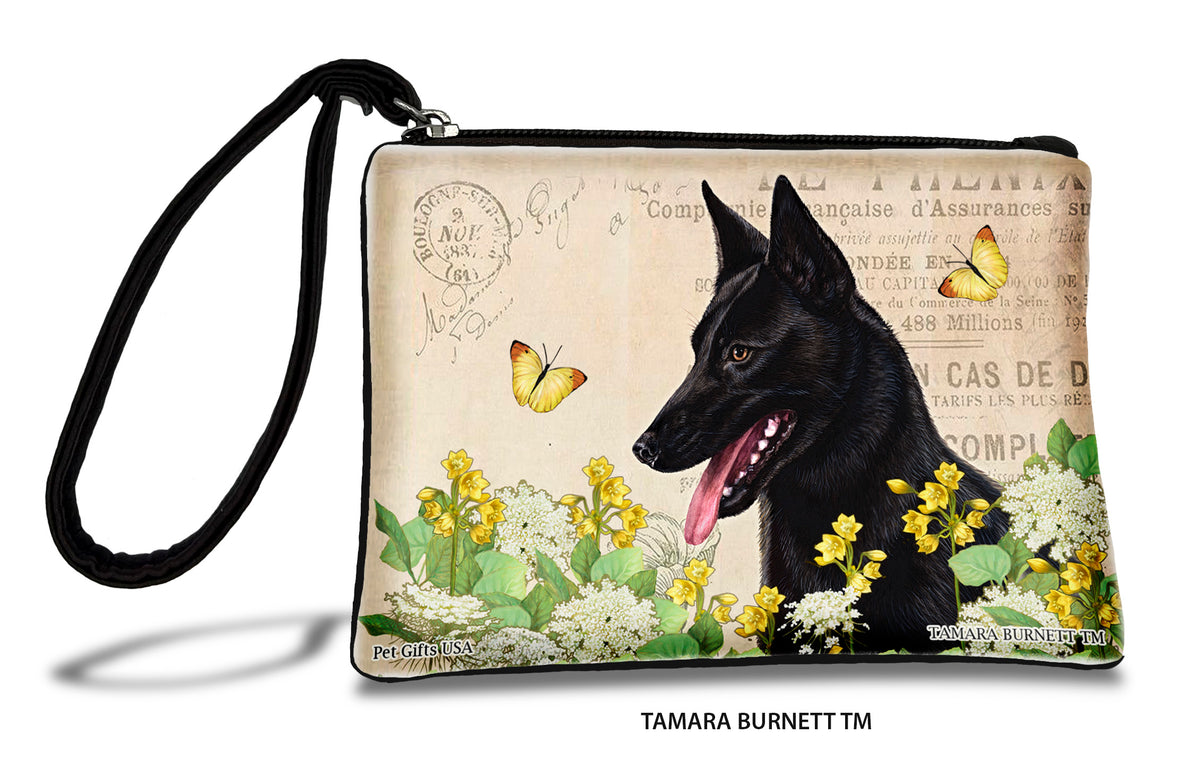 Dutch Shepherd Black Zippees Pet Pouch