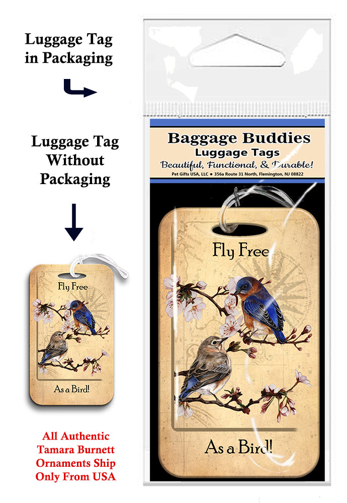 Eastern Bluebird Baggage Buddies