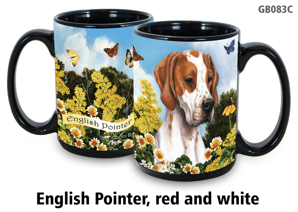 English Pointer Red & White - Garden Party Fun Mug 15 oz