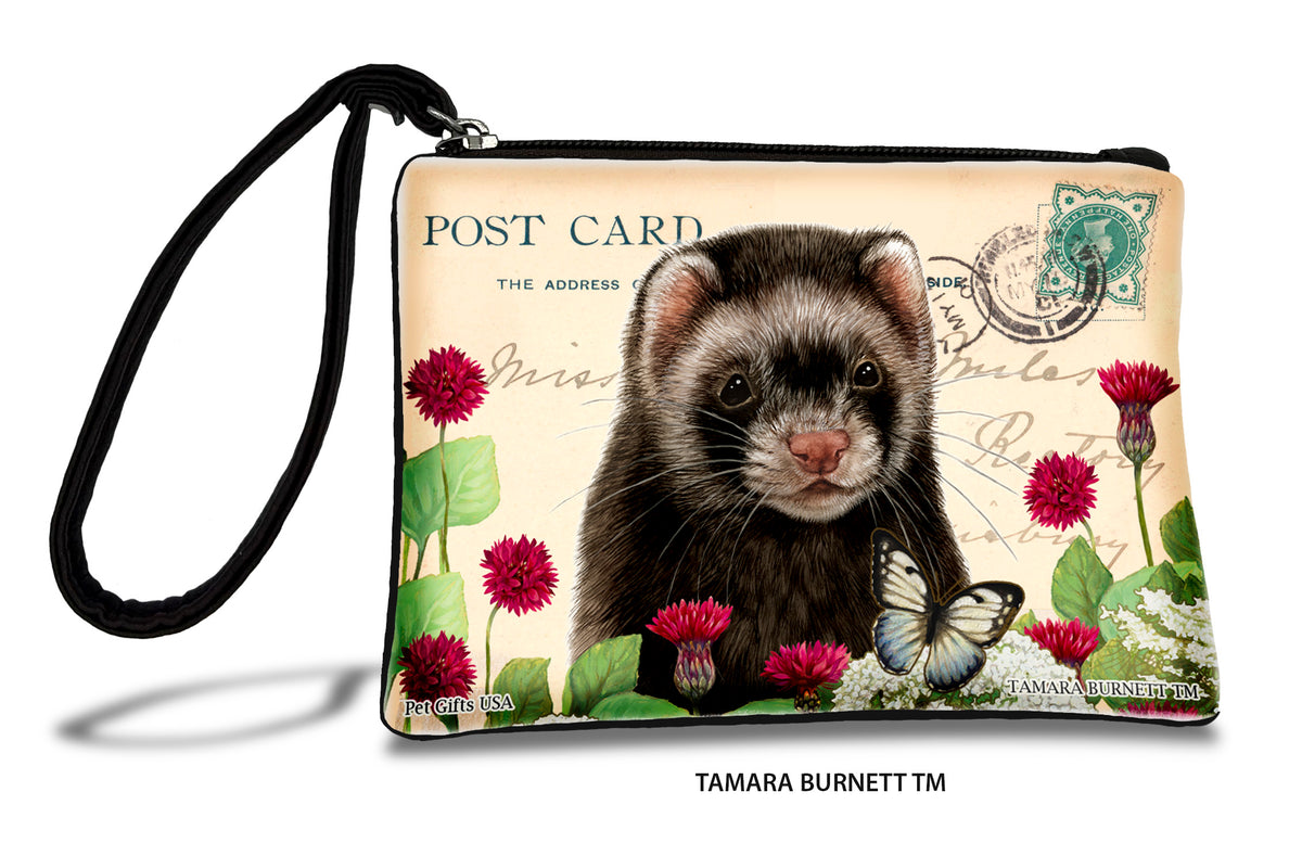 Ferret Black Sable Zippees Pet Pouch