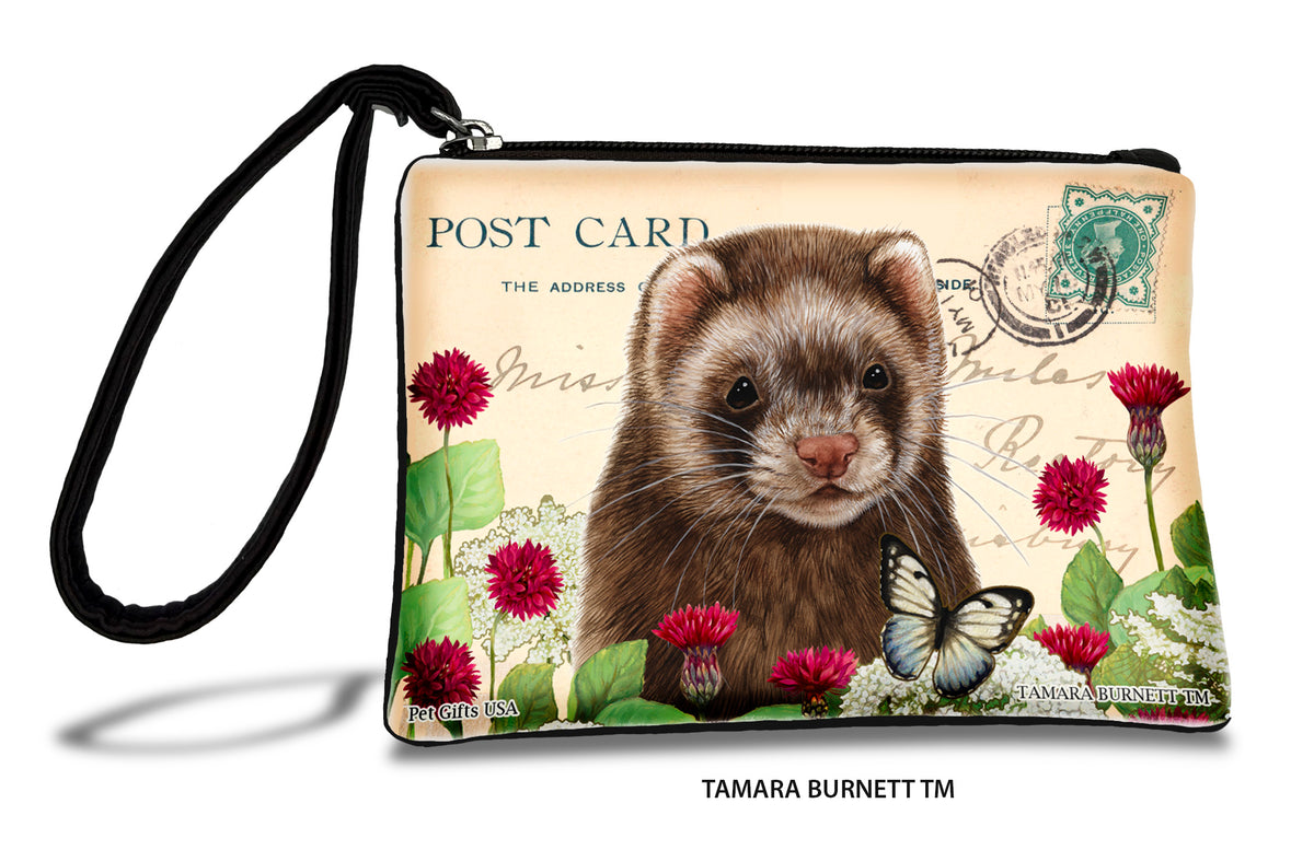 Ferret Chocolate Sable Zippees Pet Pouch