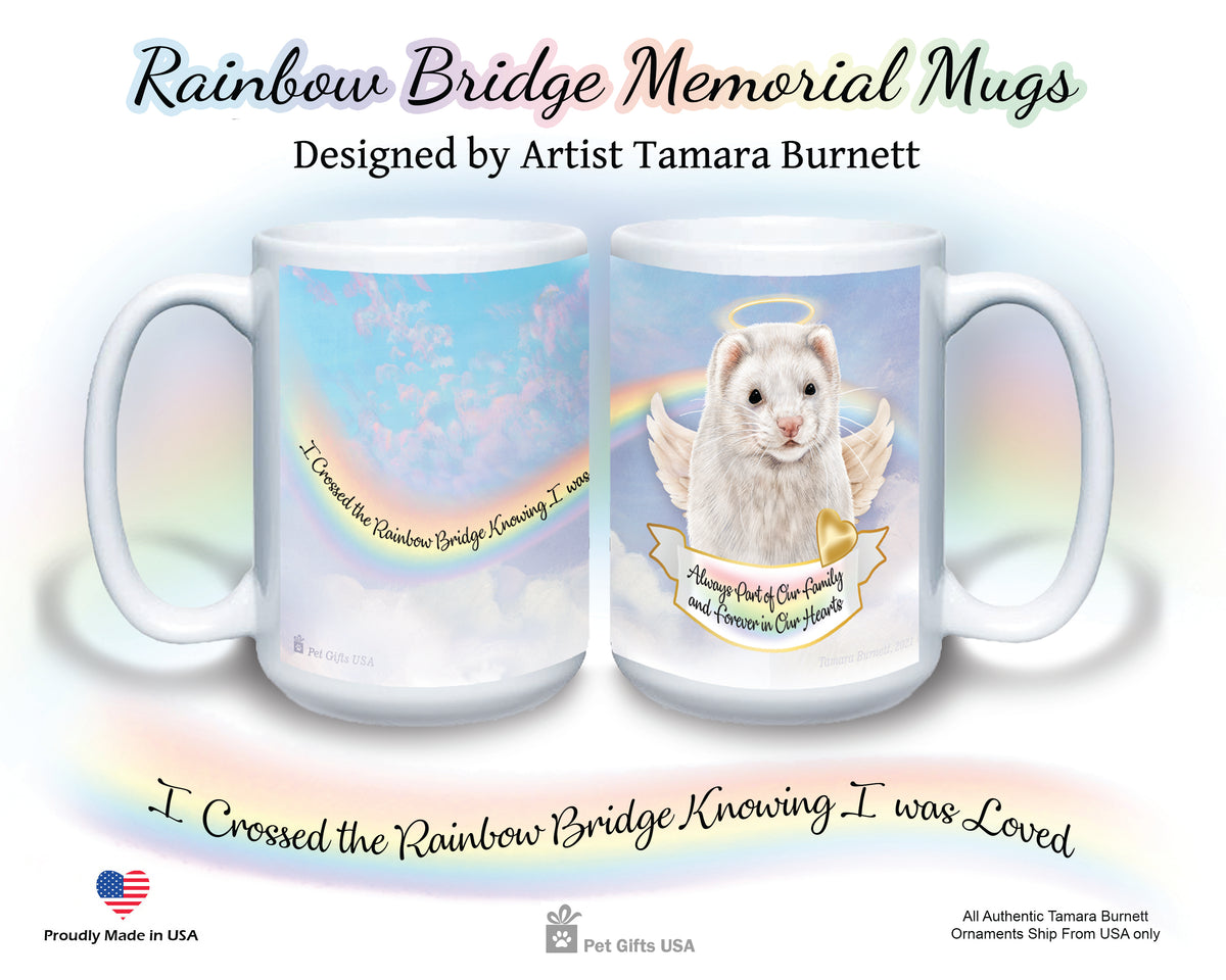 Whippet Blue/White Memorial Mug 15 oz