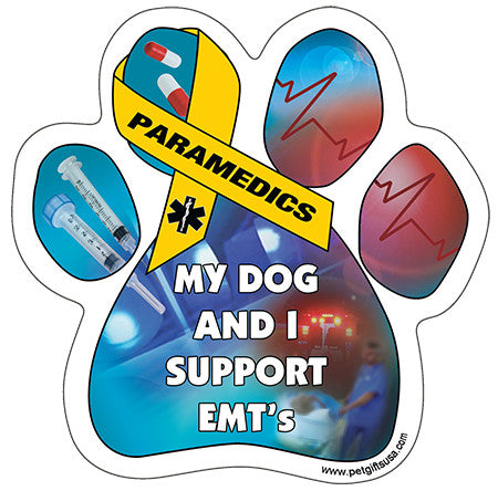 First Responders Paw Shaped Magnets