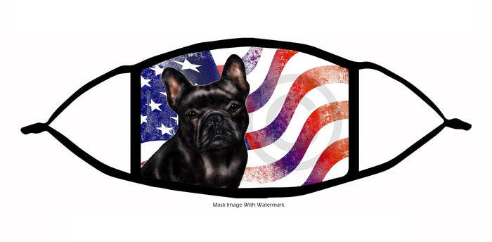 French Bulldog (Black) Face Mask