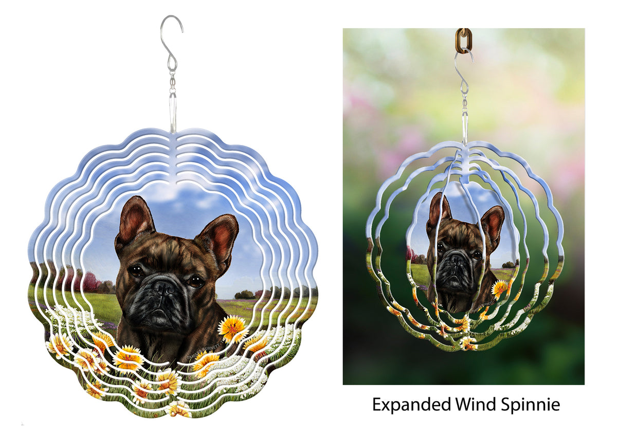 French Bulldog Brindle Wind Spinner